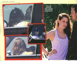 Illustration for article titled This Week In Tabloids: Here Are Stalkerazzi Photos of Kristen Stewart Kissing a Married Man